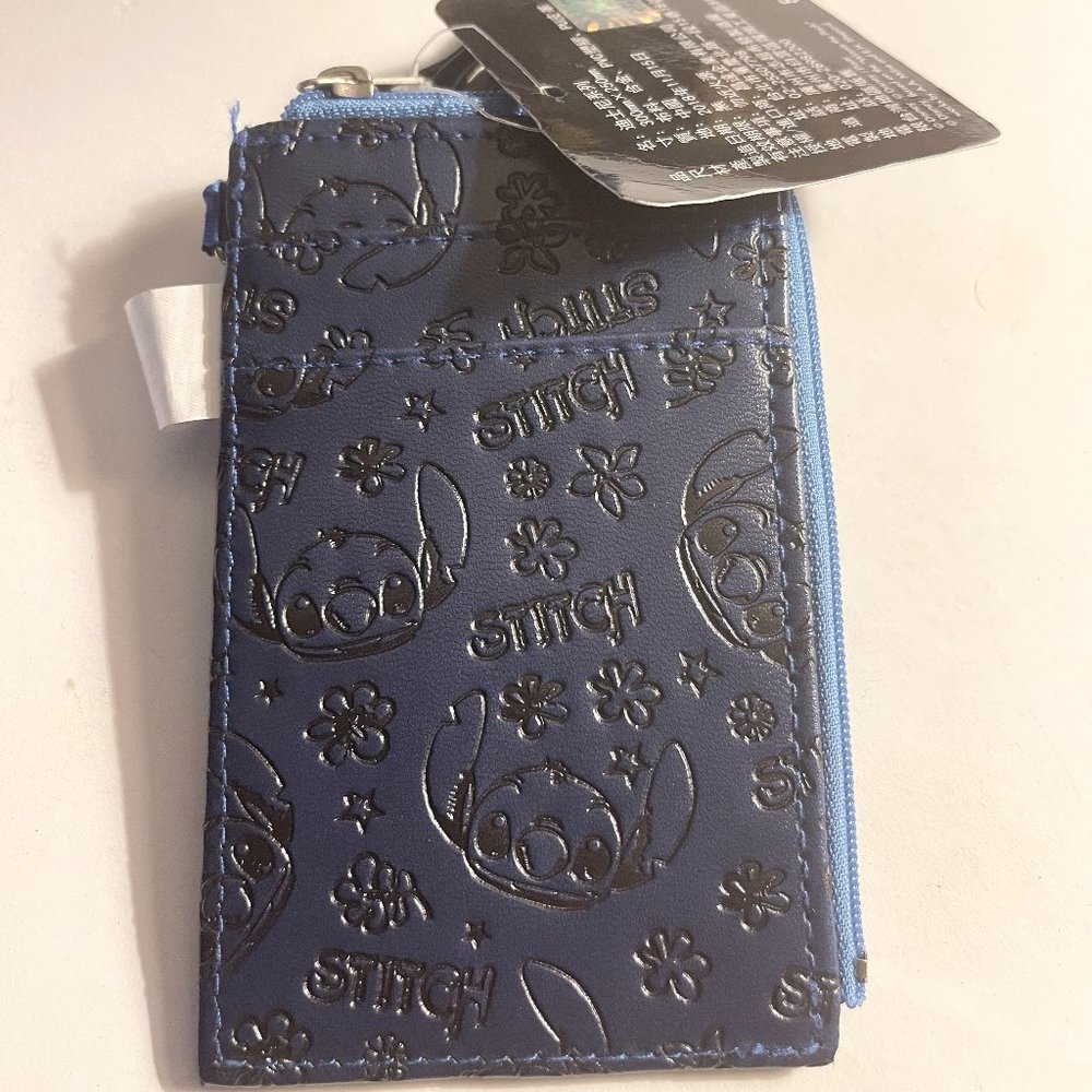 Disney Stitch Card Holder with  removable strap